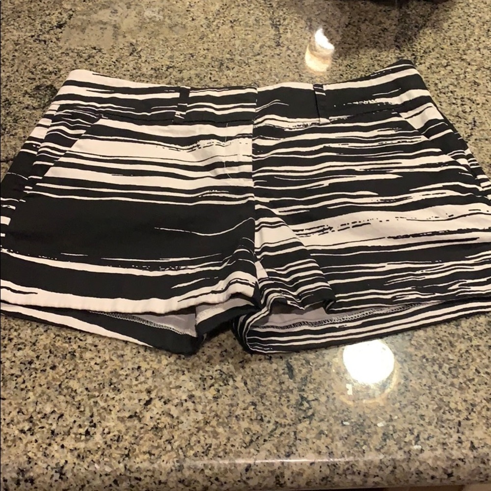 Black and white striped shorts!